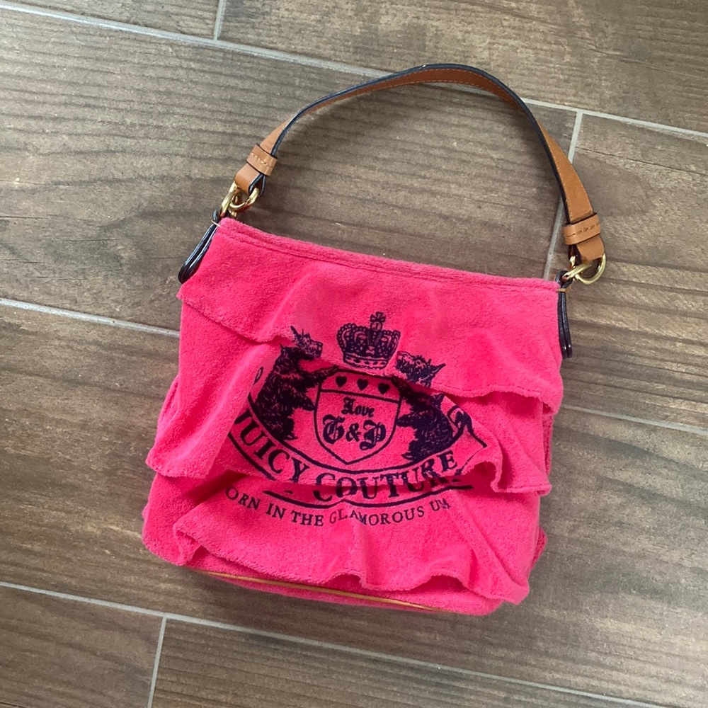 Vintage Juicy Couture Pink Ruffle Purse 👛